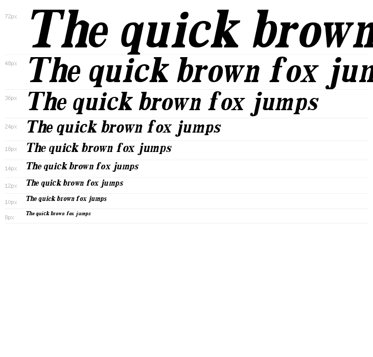 DailyPlanet BlackItalic Waterfall