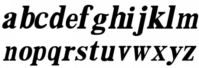 DailyPlanet BlackItalic Fuentes MINÚSCULAS