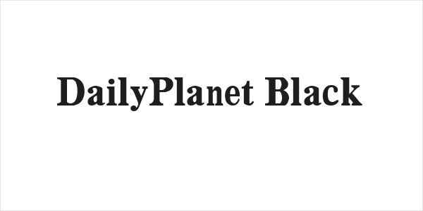 DailyPlanet Black Logo