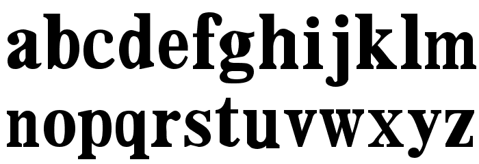 DailyPlanet Black Font LOWERCASE
