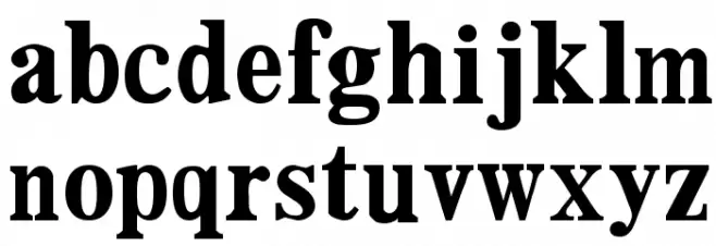 DailyPlanet Black फ़ॉन्ट लोअरकेस