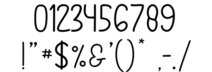 DailyRainy Font OTHER CHARS