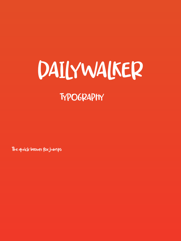 DailyWALKER Poster
