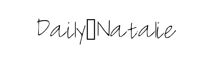 Daily_Natalie Font