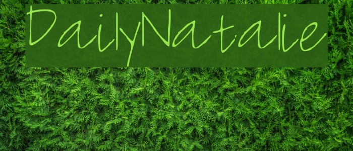 Daily_Natalie Font examples