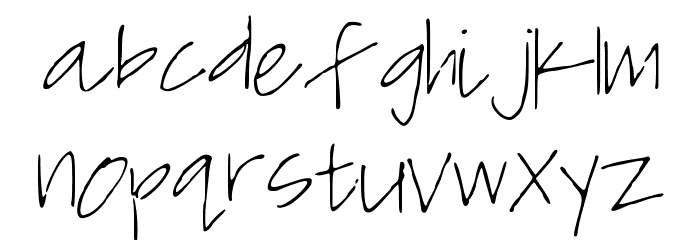 Daily_Natalie Font LOWERCASE