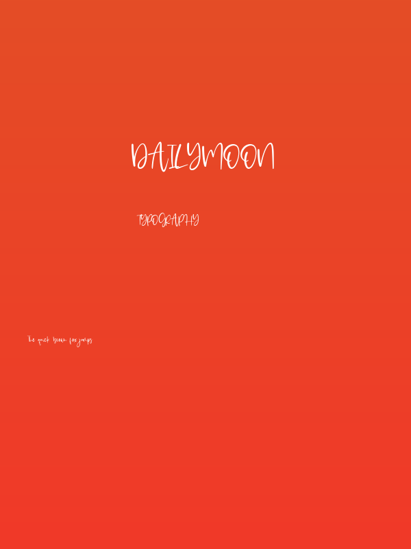 Dailymoon Poster