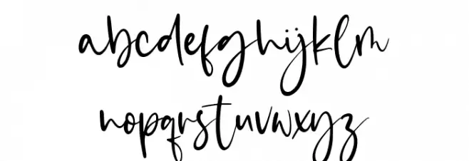 Dailymoon फ़ॉन्ट लोअरकेस