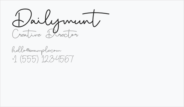 Dailymunt Business Card