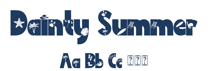 Dainty Summer Font Preview