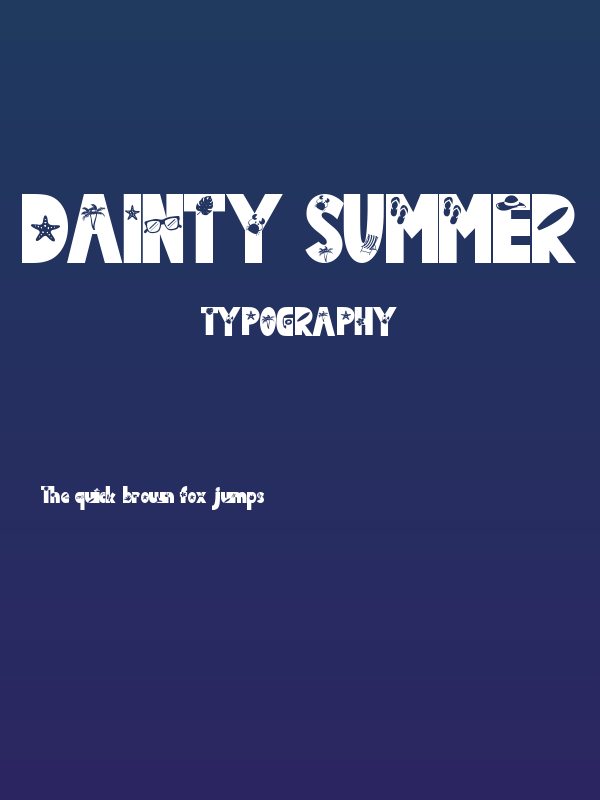 Dainty Summer Poster