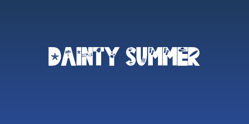 Dainty Summer Social Header
