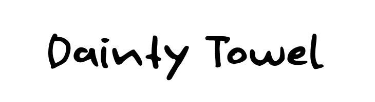 Dainty Towel  font caratteri gratis