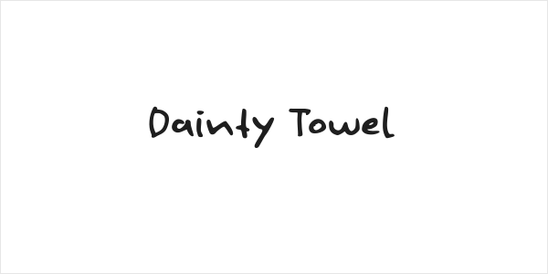 Dainty Towel Logo