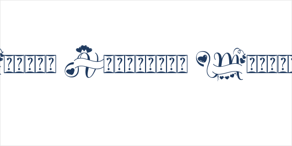 Dainty Valentine Monogram Logo