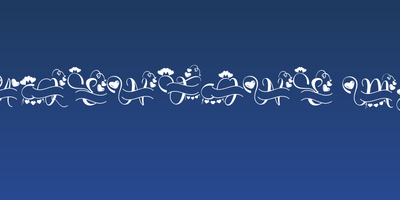 Dainty Valentine Monogram Social Header