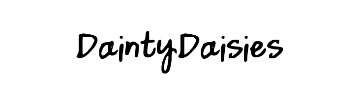 DaintyDaisies  नि: शुल्क फ़ॉन्ट्स डाउनलोड
