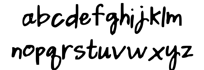 DaintyDaisies Font LOWERCASE