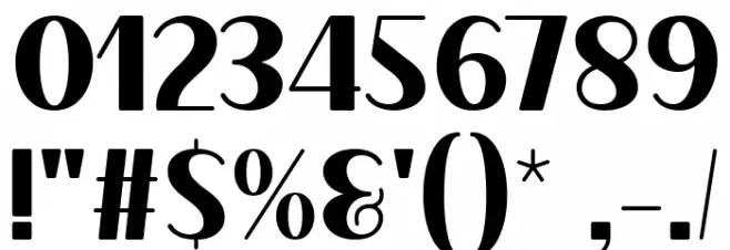 Dairy Cattle Solid Font OTHER CHARS