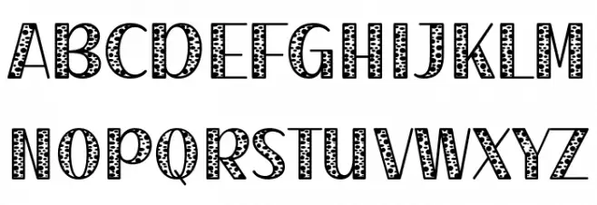 Dairy Cattle Шрифта ВЕРХНИЙ