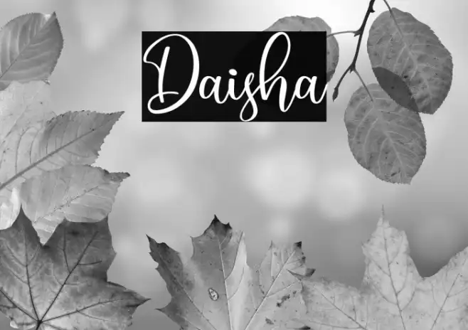Daisha Example 1