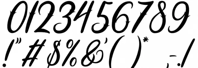 Daisuky Fancy Font OTHER CHARS