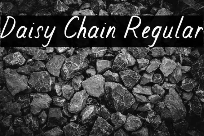 Daisy Chain Regular Example 3
