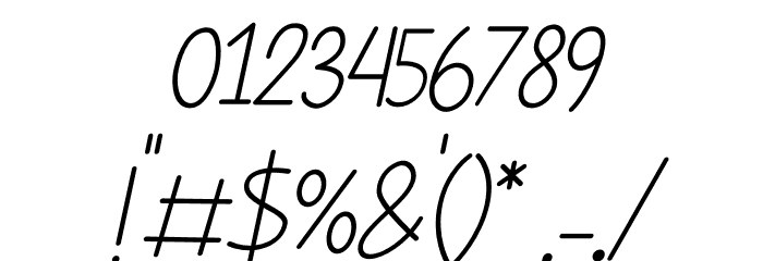 Daisy Dream Italic Italic Font OTHER CHARS