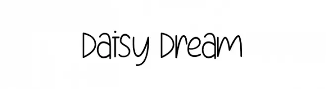 Daisy Dream  Frei Schriftart Herunterladen