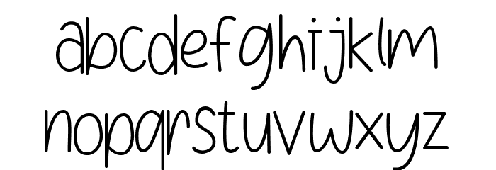 Daisy Dream Font LOWERCASE