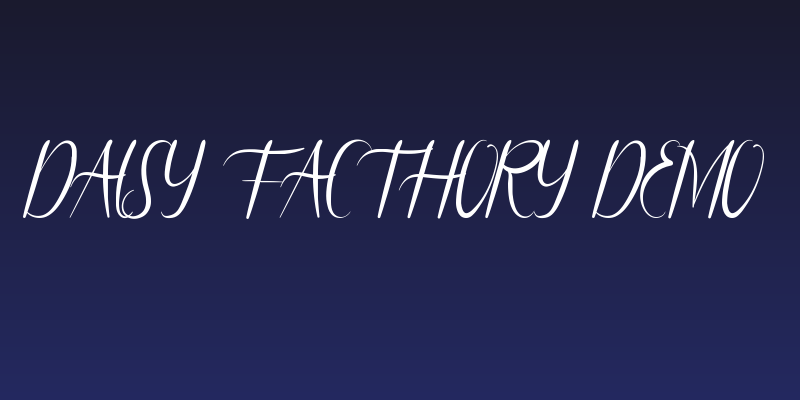 Daisy Facthory Demo Social Header