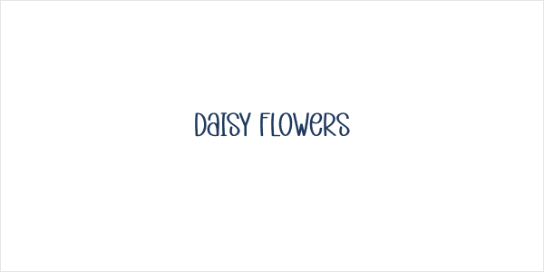 Daisy Flowers Logo