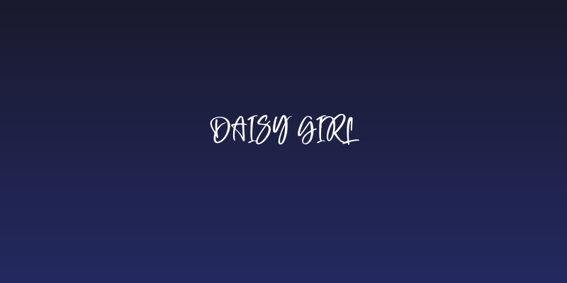 Daisy Girl Social Header