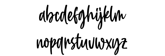 Daisy Girl Font LOWERCASE