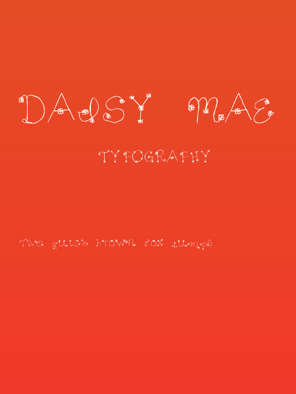 Daisy Mae Poster