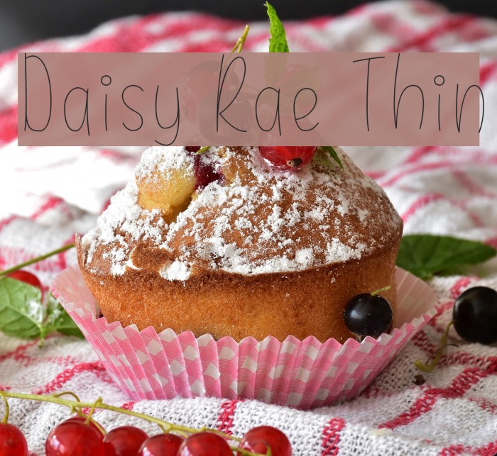 Daisy Rae Thin Font examples