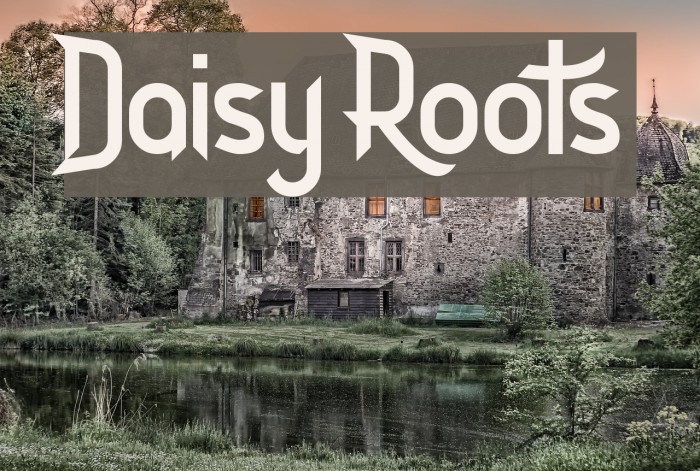 Daisy Roots Font examples