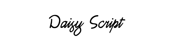 Daisy Script  لخطوط تنزيل