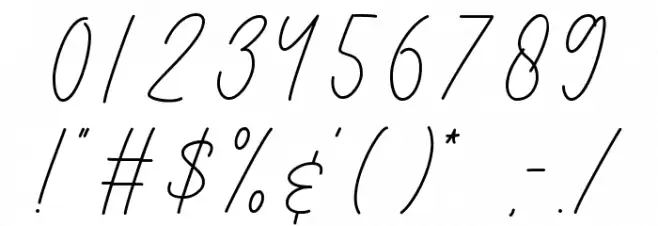 Daisy Font OTHER CHARS