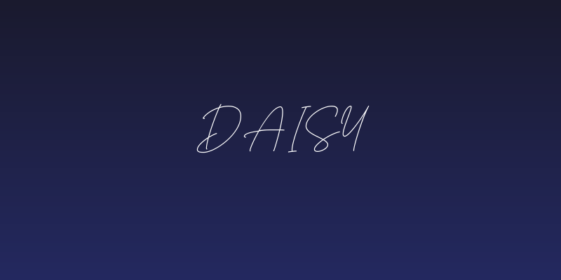 Daisy Social Header
