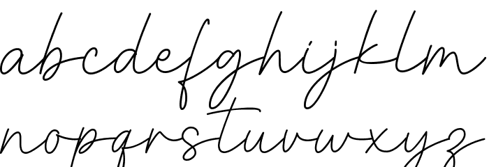 Daisy Font LOWERCASE