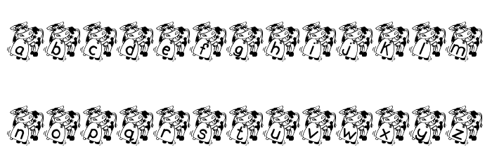 DaisyBell Font LOWERCASE