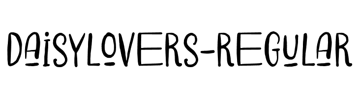 DaisyLovers-Regular  Frei Schriftart Herunterladen
