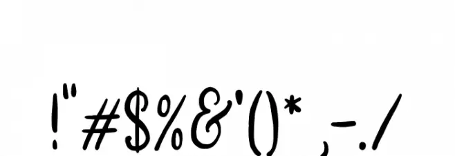 DaisyLovers-Regular Font OTHER CHARS