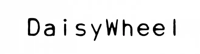 DaisyWheel  baixar fontes gratis