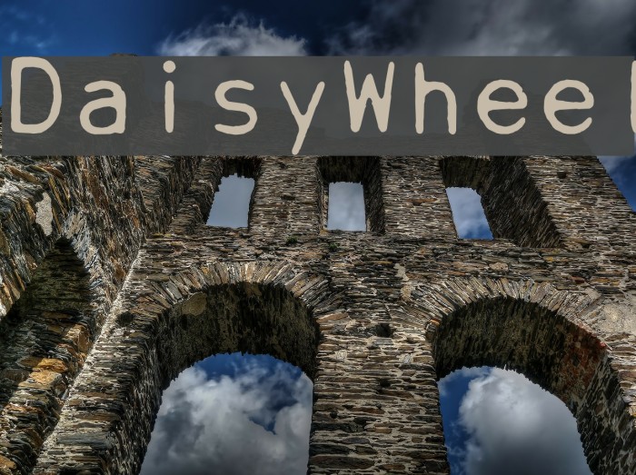DaisyWheel Font examples
