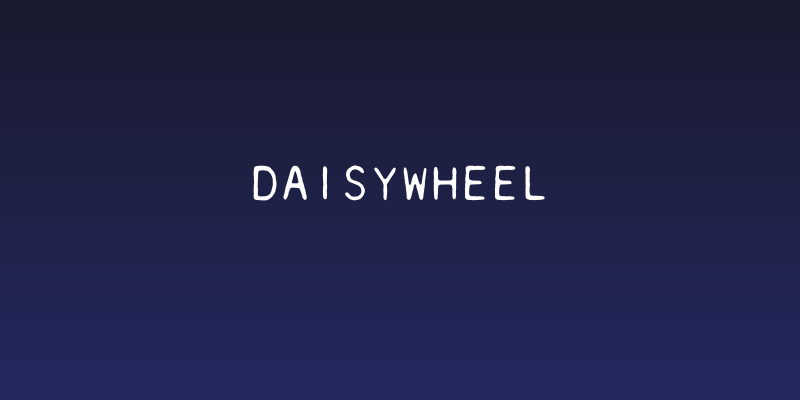 DaisyWheel Social Header