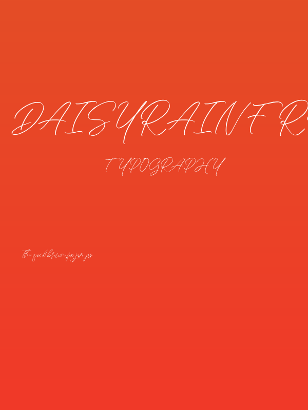 DaisyrainFREE Poster