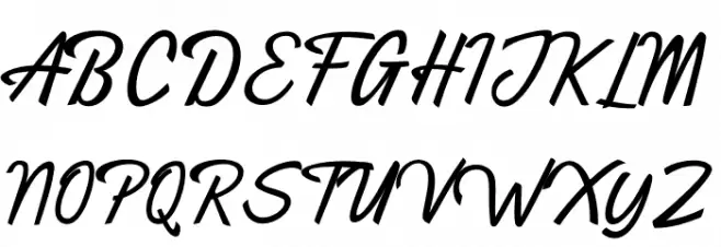 Dakata Schriftart Groß