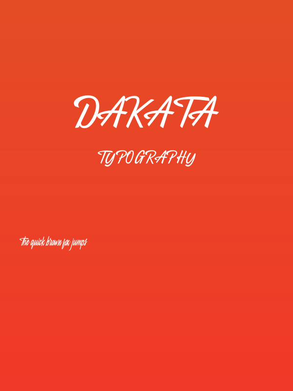 Dakata Poster